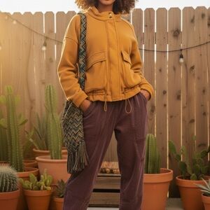 EASEL Zip-up Bomber Jacket